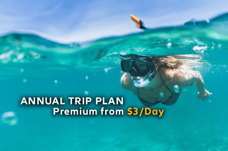 Allianz Hong Kong annual travel insurance from $3/day with Trip Cancellation & Baggage Protection Coverage